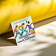 Mockup eines Flyers mit verschiedenen Outfits