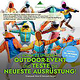 Weiteres Flyerdesign mit bunten Outfits