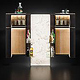 Produkt Rendering Art Deco Barschrank