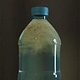 3d bottle fluid particles sim