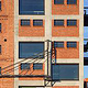 Detail der Fassade nach der Sanierung