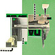 Abstrakte analoge Collage