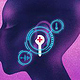 Illustrations—Apple Earbuds monitoring health data