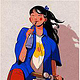 Charakter Illustration // „Girl On Bike“