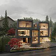 Außenvisualisierung: Villa Forchwald, Schweiz