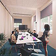 Besprechungsrunde • Besprechung mit Galerie- und Arbeitsbereichen, parallele Nutzungssituation.