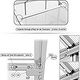 Montage der Verbindungsplatten und zusätzlichen Schrauben zur Stabilisierung der Konstruktion.