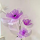 Blumen aus organza
