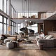 Innenvisualisierung: Moderne Wohnung im Herzen von New York