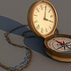3D Kompass Uhr