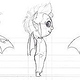 Character Skizze für ein 3D-Modell