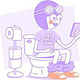 Klopilot Vektor Illustration