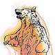 Bär Aquarellzeichnung