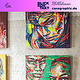 Ausstellung in Cottbus, carographic, Pop Art Kunst der Malerei von Carolyn Mielke