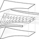Exploded isometric view of facade panels