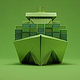 Zero Carbon Shipping Illustration