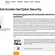 Presseinformation – Cyber Security