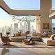 Innenvisualisierung: Elegant. Skulptural. Dubai.