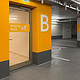 Gestaltung Leitsystem Bürohaus und Parkgarage