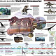 Neues aus der Welt der Dinosaurier – eineinhalbseitige Zeitungsgrafik