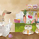 Kinderbuchillustration Hasenfamilie