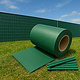 PVC Sichtschutzstreifen Doppelstabmattenzaun 35 m / 65 m – 19 cm grün