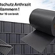 PVC Sichtschutzstreifen Doppelstabmattenzaun 35 m / 65 m – 19 cm anthrazit