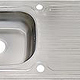 Einbauspüle Edelstahl 100×50 cm Spülbecken