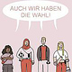 Auch wir haben die Wahl – Raamwerk Europawahl Kampagne