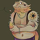 Anthropomorphes Charakterdesign Bartagame