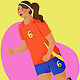 Aitana Bohmati – Sportillustration