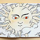 Sonne weint | Animation sichtbar mittels der  kostenlosen Artivive App.