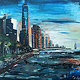 Sonnenuntergang in New York