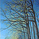 Frühling 2026 – Weg zum Prinzenberg / Da-Eberstadt – Acryl auf Leinwand