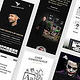 Mobile View Website of a Freelance Creative Director from Germany