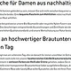 Brautunterwäsche für jeden Tag