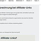Fazit Affiliate-Links