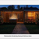 Night View: Backyard Wellness Oasis & Sauna Pod Visualization