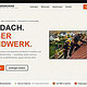 Krüger Bedachung – Demo für einen Dachdecker-Meisterbetrieb