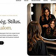 Webdesign für einen modernen Friseursalon. Demo-Projekt mit eleganter Bildsprache und klarer Nutzerführung.