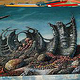 Freie Arbeit – „Versteinert“ 30×40cm Buntstift auf 250g schwarzes Derwent Papier