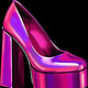 Sho – Pink Chrome Dachshund