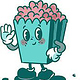Retro Popcorn – Digitale Illustration