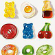 9 Weingummis – Digitale Food-Illustration