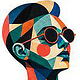 „Generative AI – Geometric Portraits & Modern Illustration“