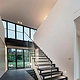 Treppenhaus mit Stahltreppe