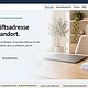 Geschäftsadresse & Büroservice – Website-Designkonzept