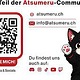 Atsumeru – Visitenkarte, Rückseite