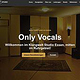 Programmierung der Website eines Tonstudios