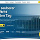M&M clean – Unternehmenswebsite (Desktopansicht)